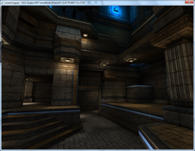Sio - Irrlicht Quake3 BSP scene node