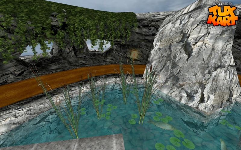Auria - SuperTuxKart: The Zen Garden Pond